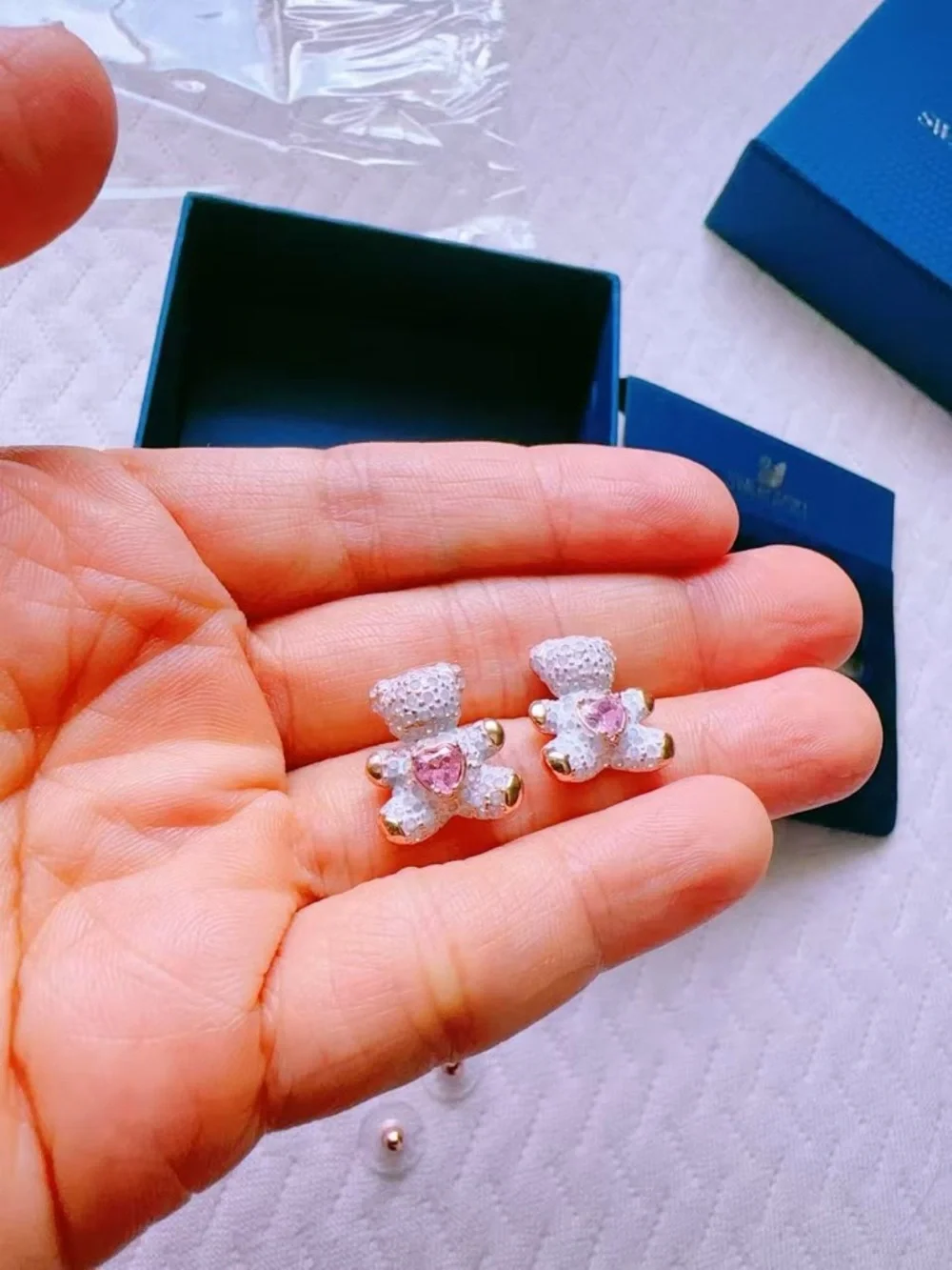 Swarovski sheer rose